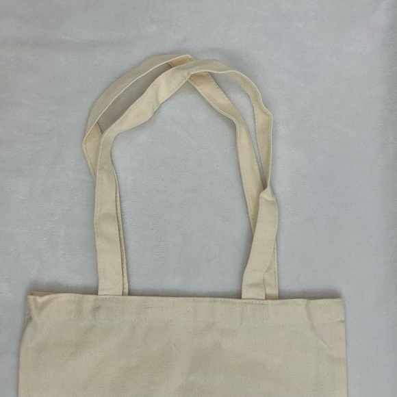 French Kiss Mother Nature OCB Natural Rolling Papers Smoking Beige Tote Bag. - Picture 4 of 5